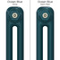 CT2-C-COLOUR-SWATCH-NAVY-005 - Classic Navy 2 Column Radiator H500mm x W1220mm CT2-C-COLOUR-SWATCH-NAVY-005 - Classic Navy 2 Column Radiator H500mm x W1220mm