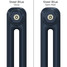 CT2-C-COLOUR-SWATCH-NAVY-003 - Classic Navy 2 Column Radiator H600mm x W622mm CT2-C-COLOUR-SWATCH-NAVY-003 - Classic Navy 2 Column Radiator H600mm x W622mm