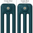 CT3-C-COLOUR-SWATCH-NAVY-005 - Classic Navy 3 Column Radiator H600mm x W1220mm CT3-C-COLOUR-SWATCH-NAVY-005 - Classic Navy 3 Column Radiator H600mm x W1220mm