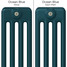 CT4-C-COLOUR-SWATCH-NAVY-005 - Classic Navy 4 Column Radiator H500mm x W990mm CT4-C-COLOUR-SWATCH-NAVY-005 - Classic Navy 4 Column Radiator H500mm x W990mm