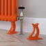 CT2-C-CAST-FEET-ORANGE-GLOSS - Classic Orange 2 Column Radiator H600mm x W806mm CT2-C-CAST-FEET-ORANGE-GLOSS - Classic Orange 2 Column Radiator H600mm x W806mm