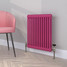 CT2-C-600-TELEMAGENTA-LS00 - Classic Pink 2 Column Vertical Radiator H1800mm x W300mm CT2-C-600-TELEMAGENTA-LS00 - Classic Pink 2 Column Vertical Radiator H1800mm x W300mm