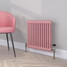CT2-C-500-LIGHT-PINK-LS00 - Classic Pink 2 Column Radiator H500mm x W1404mm CT2-C-500-LIGHT-PINK-LS00 - Classic Pink 2 Column Radiator H500mm x W1404mm