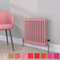 CT2-C-500-PINK-TH - Classic Pink 2 Column Radiator H500mm x W806mm CT2-C-500-PINK-TH - Classic Pink 2 Column Radiator H500mm x W806mm