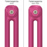 CT2-C-COLOUR-SWATCH-PINK-009 - Classic Pink 2 Column Radiator H600mm x W622mm CT2-C-COLOUR-SWATCH-PINK-009 - Classic Pink 2 Column Radiator H600mm x W622mm
