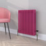 CT3-C-600-TELEMAGENTA-LS00 - Classic Pink 3 Column Vertical Radiator H1800mm x W392mm CT3-C-600-TELEMAGENTA-LS00 - Classic Pink 3 Column Vertical Radiator H1800mm x W392mm