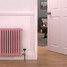 CT3-C-500-LIGHT-PINK-LS01 - Classic Pink 3 Column Radiator H500mm x W1404mm CT3-C-500-LIGHT-PINK-LS01 - Classic Pink 3 Column Radiator H500mm x W1404mm