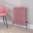 CT3-C-600-LIGHT-PINK-LS00 - Classic Pink 3 Column Radiator H600mm x W806mm CT3-C-600-LIGHT-PINK-LS00 - Classic Pink 3 Column Radiator H600mm x W806mm