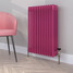 CT4-C-750-TELEMAGENTA-LS00 - Classic Pink 4 Column Radiator H300mm x W990mm CT4-C-750-TELEMAGENTA-LS00 - Classic Pink 4 Column Radiator H300mm x W990mm