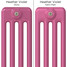 CT4-C-COLOUR-SWATCH-PINK-007 - Classic Pink 4 Column Radiator H500mm x W806mm CT4-C-COLOUR-SWATCH-PINK-007 - Classic Pink 4 Column Radiator H500mm x W806mm