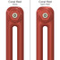 CT2-C-COLOUR-SWATCH-RED-007 - Classic Red 2 Column Radiator H500mm x W1220mm CT2-C-COLOUR-SWATCH-RED-007 - Classic Red 2 Column Radiator H500mm x W1220mm