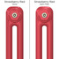 CT2-C-COLOUR-SWATCH-RED-008 - Classic Red 2 Column Radiator H500mm x W1220mm CT2-C-COLOUR-SWATCH-RED-008 - Classic Red 2 Column Radiator H500mm x W1220mm