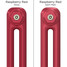CT2-C-COLOUR-SWATCH-RED-010 - Classic Red 2 Column Radiator H500mm x W1220mm CT2-C-COLOUR-SWATCH-RED-010 - Classic Red 2 Column Radiator H500mm x W1220mm