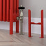 CT3-C-SLIP-ON-FEET-RED-MATT - Classic Red 3 Column Radiator H400mm x W1404mm CT3-C-SLIP-ON-FEET-RED-MATT - Classic Red 3 Column Radiator H400mm x W1404mm