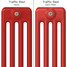 CT4-C-COLOUR-SWATCH-RED-009 - Classic Red 4 Column Radiator H600mm x W1404mm CT4-C-COLOUR-SWATCH-RED-009 - Classic Red 4 Column Radiator H600mm x W1404mm