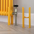 CT2-C-SLIP-ON-FEET-YELLOW-MATT - Classic Yellow 2 Column Vertical Radiator H1800mm x W300mm CT2-C-SLIP-ON-FEET-YELLOW-MATT - Classic Yellow 2 Column Vertical Radiator H1800mm x W300mm