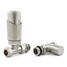 M-TRV-051-ST-SN-ALT00 - Duran Modern TRV Brushed Satin Nickel Towel Radiator Valves with Sleeves M-TRV-051-ST-SN-ALT00 - Duran Modern TRV Brushed Satin Nickel Towel Radiator Valves with Sleeves