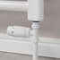 M-TRV-051-ST-W-CU00 - Duran Modern TRV White Towel Radiator Valves with Sleeves M-TRV-051-ST-W-CU00 - Duran Modern TRV White Towel Radiator Valves with Sleeves