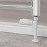 M-TRV-051-ST-W-PIP-LS00 - Duran Modern TRV White Towel Radiator Valves with Sleeves M-TRV-051-ST-W-PIP-LS00 - Duran Modern TRV White Towel Radiator Valves with Sleeves