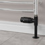 M-TRV-072-ST-SB-PIP-LS03 - Ramone Modern TRV Satin Black Towel Radiator Valves With Sleeves M-TRV-072-ST-SB-PIP-LS03 - Ramone Modern TRV Satin Black Towel Radiator Valves With Sleeves