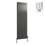 RE-A-CSN1800AS-Z - Reina Casina Aluminium Designer Anthracite Single Vertical Radiator H1800mm X W375mm RE-A-CSN1800AS-Z - Reina Casina Aluminium Designer Anthracite Single Vertical Radiator H1800mm X W375mm