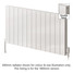 RE-A-CSN1800WD-Z - Reina Casina Aluminium Designer White Double Vertical Radiator H1800mm X W375mm RE-A-CSN1800WD-Z - Reina Casina Aluminium Designer White Double Vertical Radiator H1800mm X W375mm