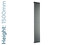 DQ-COVE-150-A-TH - DQ Cove Vertical Single Radiator H1500mm X W295mm Anthracite DQ-COVE-150-A-TH - DQ Cove Vertical Single Radiator H1500mm X W295mm Anthracite