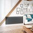 DQ-VUL-H-S-G-LS00 - DQ Vulcano Horizontal Single Radiator H320mm X W1771mm Dark Grey DQ-VUL-H-S-G-LS00 - DQ Vulcano Horizontal Single Radiator H320mm X W1771mm Dark Grey