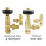 T-MAN-021-AG-UB-ALT05 - Eastbury Traditional Manual Angled Unlacquered Brass Radiator Valves T-MAN-021-AG-UB-ALT05 - Eastbury Traditional Manual Angled Unlacquered Brass Radiator Valves