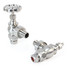 T-MAN-038-AG-SN-ALT00 - Rufford Traditional Manual Angled Brushed Satin Nickel Radiator Valves T-MAN-038-AG-SN-ALT00 - Rufford Traditional Manual Angled Brushed Satin Nickel Radiator Valves