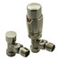 RE-VLV-MDLBA - Reina Modal Modern Thermostatic Angled Radiator Valve - Brushed (Satin) Nickel RE-VLV-MDLBA - Reina Modal Modern Thermostatic Angled Radiator Valve - Brushed (Satin) Nickel