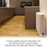 AP-3-LS04 - Apollo Roma 3 Column Horizontal Radiator H750mm x W398mm AP-3-LS04 - Apollo Roma 3 Column Horizontal Radiator H750mm x W398mm