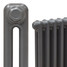 RR-FAN-2-ALT00 - Fitzrovia Metallic Anthracite 2 Column Horizontal Radiator H600mm x W622mm RR-FAN-2-ALT00 - Fitzrovia Metallic Anthracite 2 Column Horizontal Radiator H600mm x W622mm