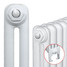 MS-MSFW-2-ALT00 - MHS Multisec 2 Column Vertical Radiator With Welded-On Feet H1900mm x W300mm White MS-MSFW-2-ALT00 - MHS Multisec 2 Column Vertical Radiator With Welded-On Feet H1900mm x W300mm White