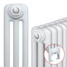 MS-MSFW-3-ALT00 - MHS Multisec 3 Column Horizontal Radiator With Welded-On Feet H700mm x W1496mm White MS-MSFW-3-ALT00 - MHS Multisec 3 Column Horizontal Radiator With Welded-On Feet H700mm x W1496mm White