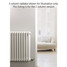 MS-MSWW-2H-LS00 - MHS Multisec 2 Column Horizontal Radiator H600mm x W438mm White MS-MSWW-2H-LS00 - MHS Multisec 2 Column Horizontal Radiator H600mm x W438mm White