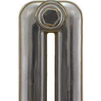 industrial Polished cast iron radiator example. click to enlarge Industrial Polished cast iron radiator example