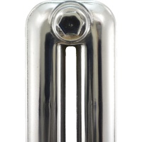 mirror Polished cast iron radiator example. click to enlarge Mirror Polished cast iron radiator example