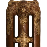 gold highlight on antiqued metallic copper. click to enlarge gold highlight on Antiqued metallic copper