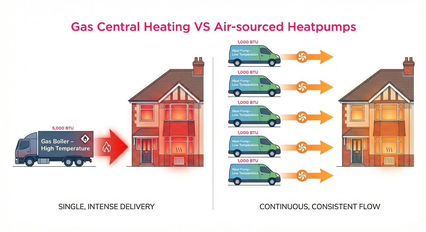 Do Heat Pumps Need Different Radiators to Gas Central Heating?
