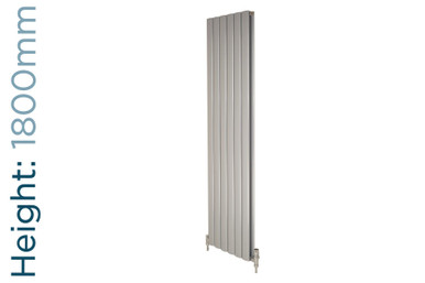 Apollo Magenta Curve Aluminium Designer White Aluminium Double Vertical ...