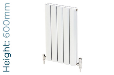 Apollo Magenta Curve Aluminium Designer White Double Horizontal ...