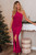 Sequin One Shoulder Thigh High Split Bodycon Gown