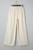 Solid Textured Elastic Waist Wide Leg Pants