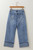 Solid Center-Seam High Waist Straight Jeans