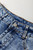Solid Center-Seam High Waist Straight Jeans