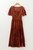 Velvet Shirred Waist Tiered Maxi Dress