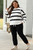Stripe Drop Shoulder Top and Jogger Pants Set