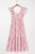 Floral Square Neck Ruffle Strap Maxi Dress