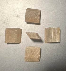 Hard agate gunflints 4 PACK 3/4"